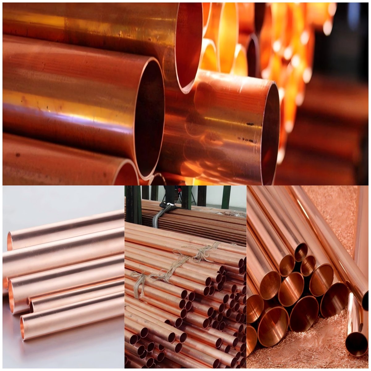 99.9% Purple Copper Pipes T2 C11000 Purple Copper Pipes