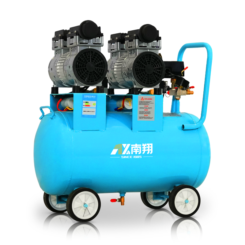 Chinese Industrial 0.2m3/Min 3kw Oil Free Piston Compressor Portable Silent Oil Free Air Compressor