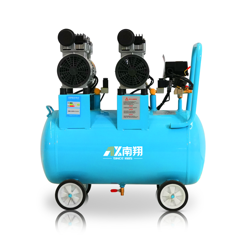 Chinese Industrial 0.2m3/Min 3kw Oil Free Piston Compressor Portable Silent Oil Free Air Compressor