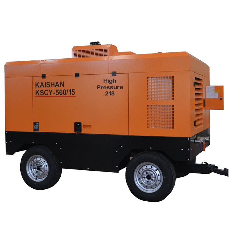 China Low Price Construction air Compressor Manufacturer Portable diesel Engine 20 bar Screw air Compressor
