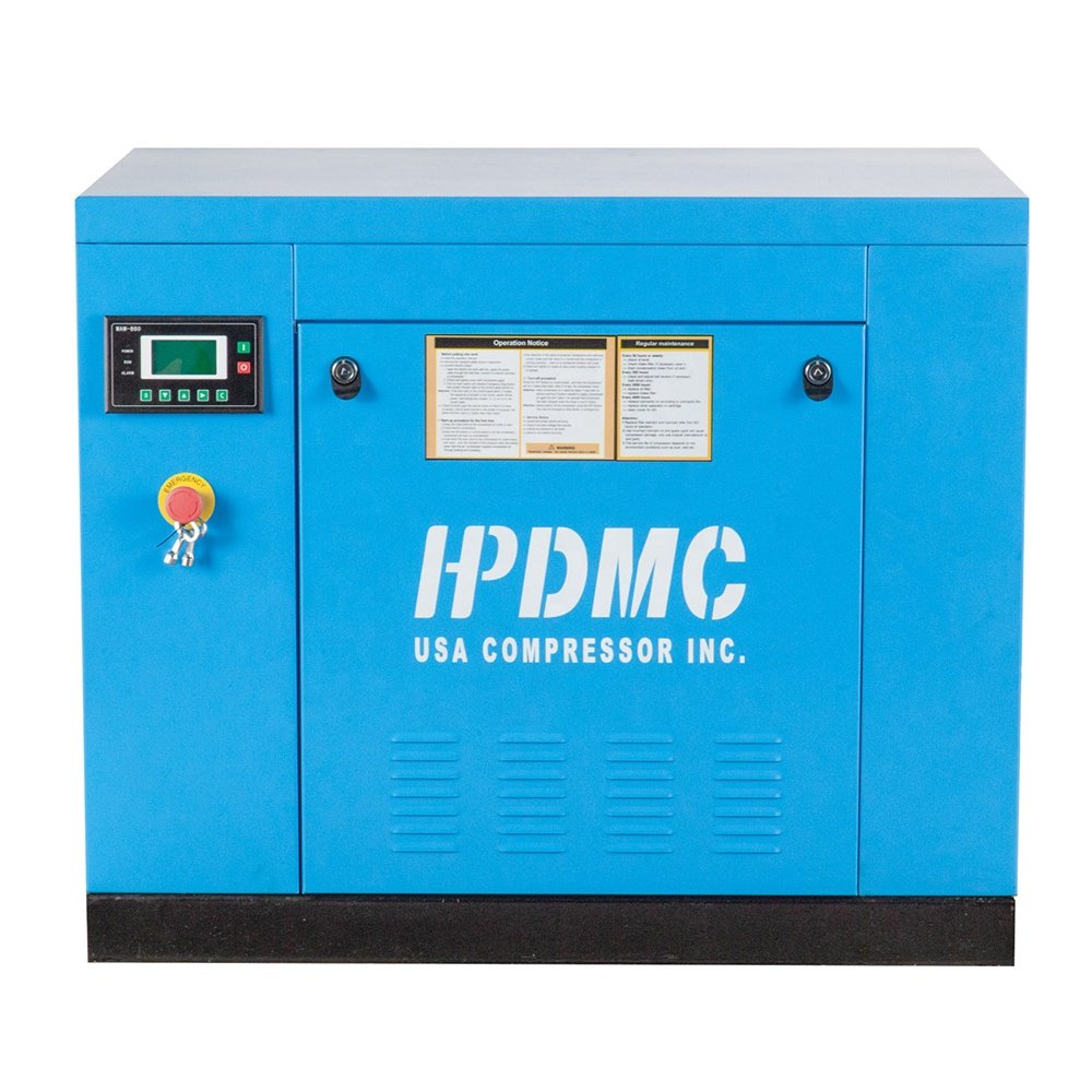 Dmc China Manufactory 8bar 7.5kw 10hp 40cfm Direct Driven Rotary Screw Type Air Compressor for General Industrial OEM