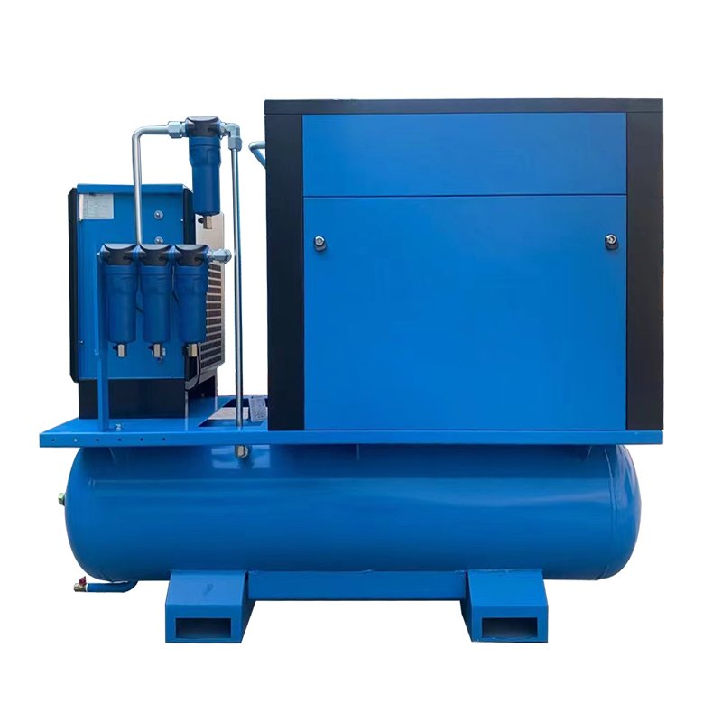 DUNCHENG Industrial Air-compressors 10HP 7.5KW Compresor De Aire Rotary Screw Air Compressor with Dryer for Laser Cutting