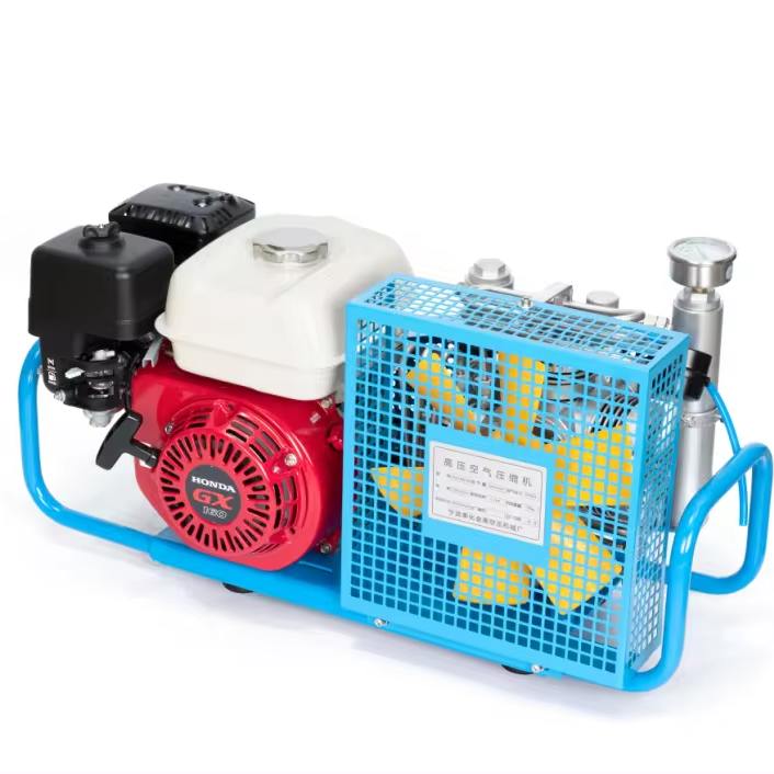 Gasoline Use Mini Machine White Air Compressor 300bar/200bar