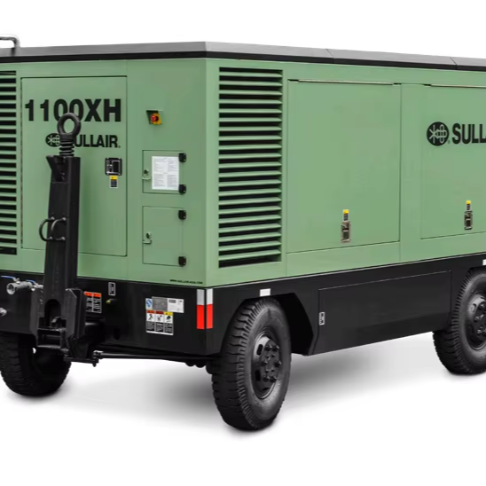 Sullair 1100XH Diesel Portable Robartary Lubricated Screw Air Compressor 1100cfm 31.1m³min 140-350psig 24.1