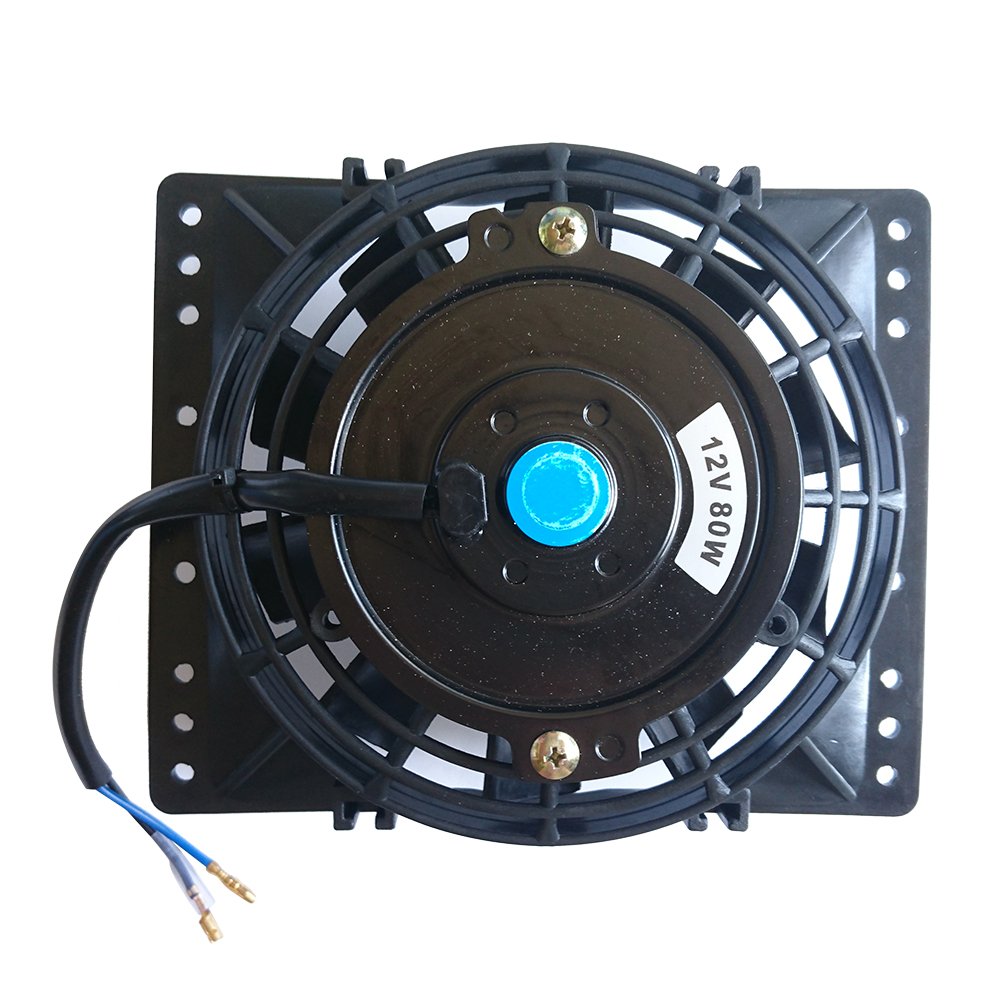 Universal Professional Custom 12V 80W Radiator Fan 6 Inch Condenser Fan for Bus air Conditioner