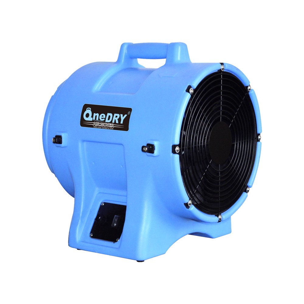 Professional Industrial Safety Equipment Plastic Ventilation Axial Blower Fan AC 20 ft Ducting 8" Canister Assembly
