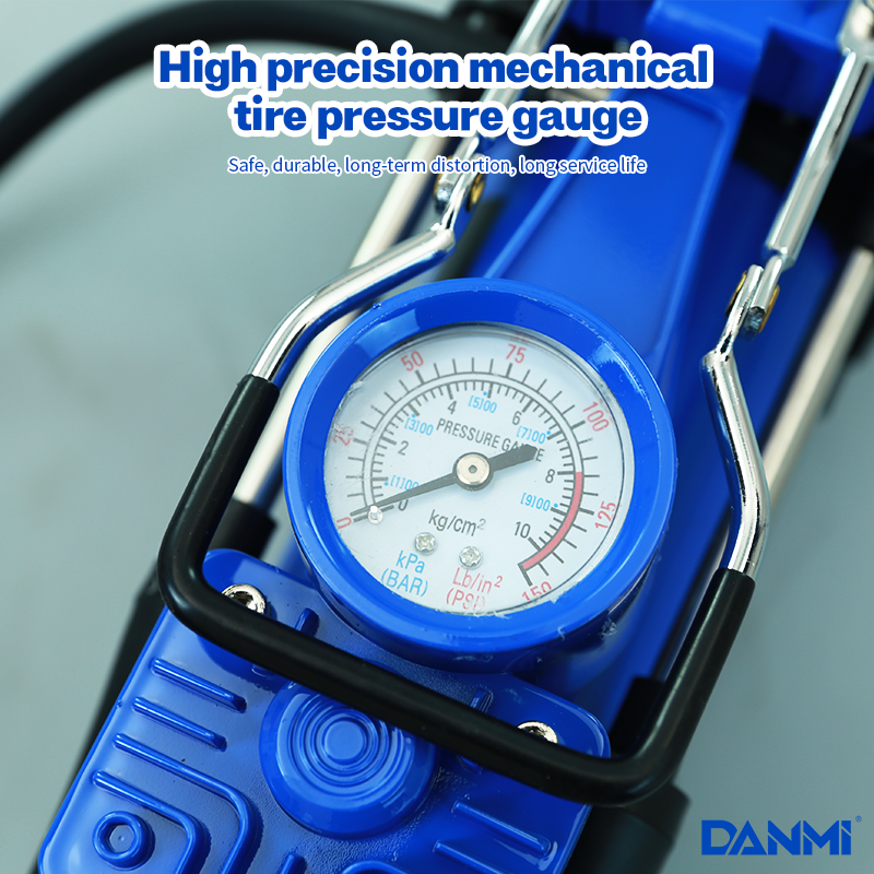 DANMI Portable air compressor for car with double cylinders Air pump for car DC12V