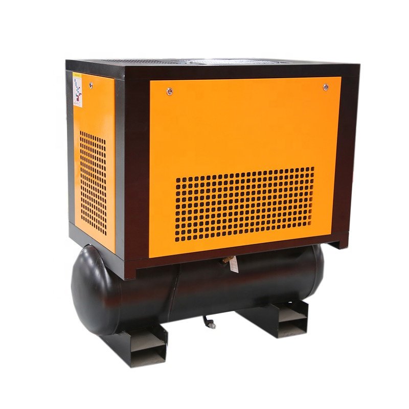 Factory Hot Sell Compressors 11kw 15hp 8bar PM Variable Fix Speed 4 in 1Compressor Screw air Compressor With Air Dryer