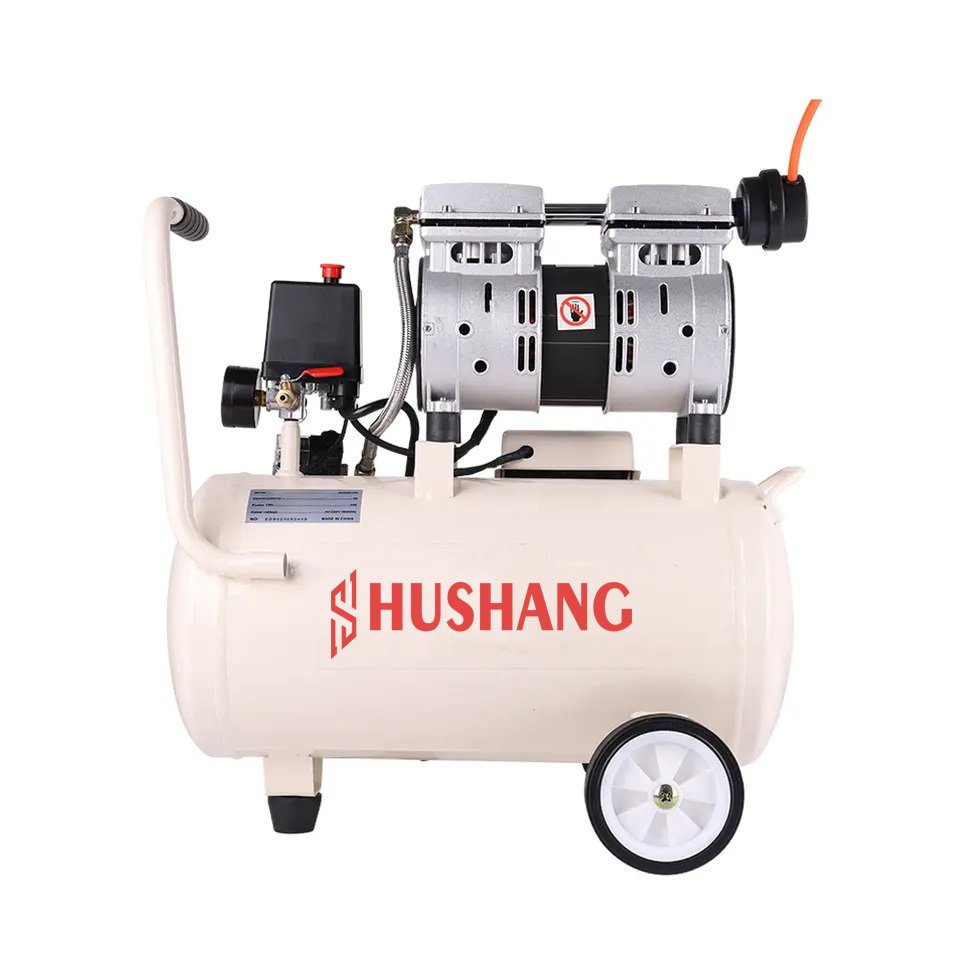 Wholesale Portable Home Use Electric Screw Air Compressor 25l Pumps Silent Oil Free Air Compressor Price for Pneumatic Tools