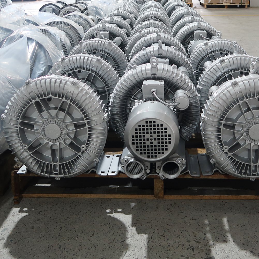 Air Compression Oxygen Regenerative Blower 4hp 5hp 3 Phase Ring Blower for Waste Water Treatment