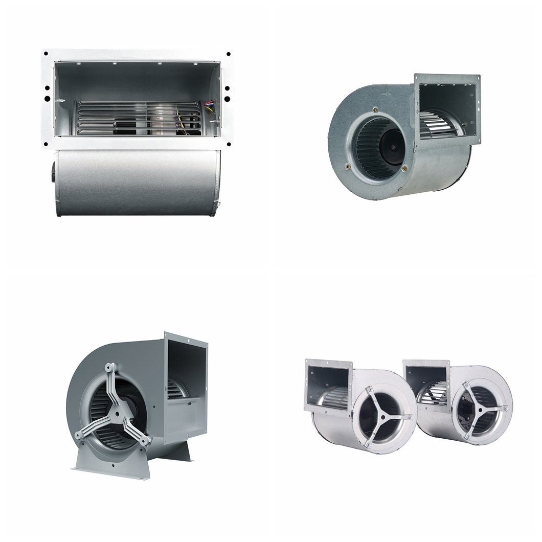 High Pressure Double 97mm 133mm 146mm 24V 48V 310V DC Double Inlet Low Noise Forward Curved Centrifugal Blower Fan