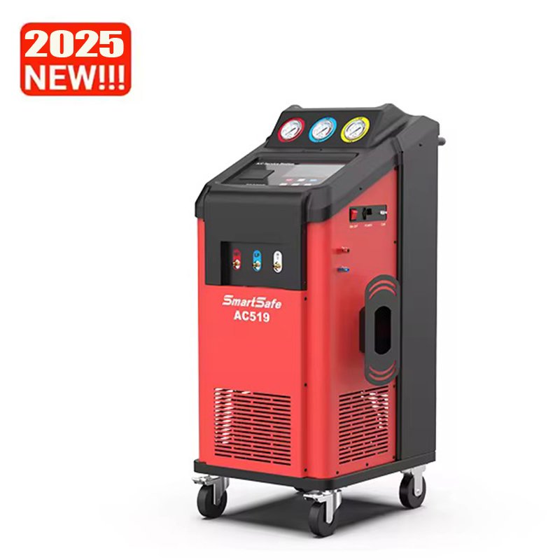 2025 NEW LAUNCH SmartSafe AC519 Intelligent Automobile Air Conditioning Maintenance Equipment Refrigerant Recovery A/C Machine