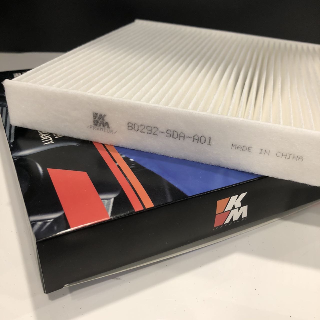 KM Auto Parts China Factory Engine Parts High Cabin Flow Car Cabin Filter OE 80292-SDA-A01 Fit for HONDA