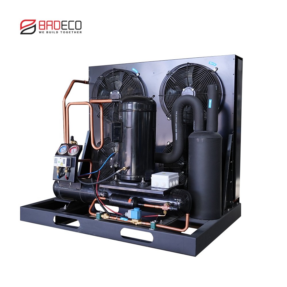 Large Logistics Cold Storage Room Walking in Condenser Unit Cold Room Storage Refrigeration Condenser Unit Cold Room Compressor