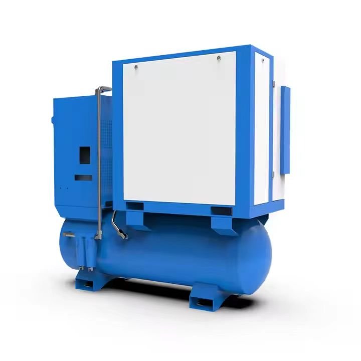 Portable 20HP/15Kw Scroll Air Compressor 7 Bar 2.4M3/min 84.8cfm Electrical Screw Compressor Manufacturing Plants Used