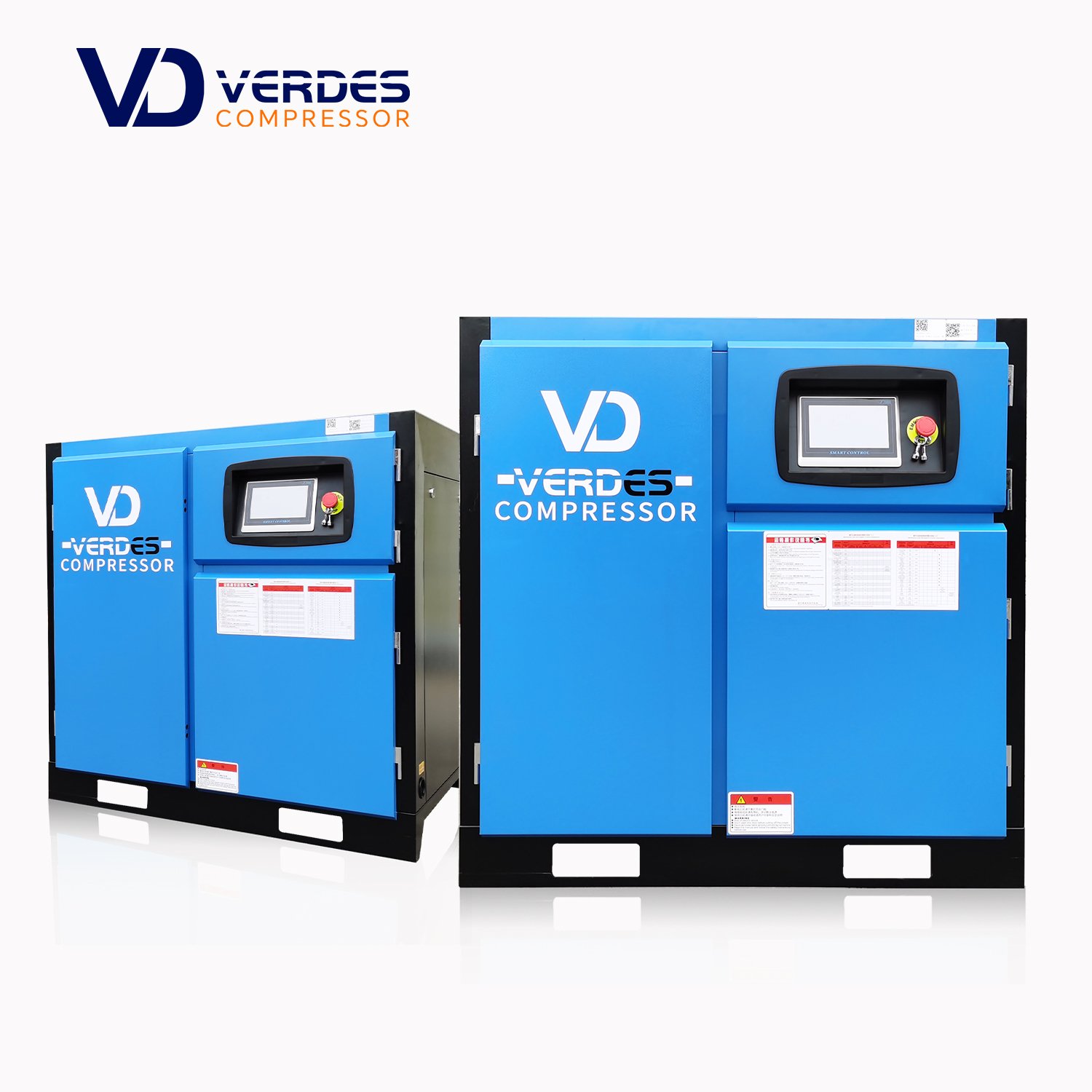 VERDES air Compressor 7.5kw 10hp Industrial Rotary Screw Compressor 8 bar 10 bar 12bar 18bar Electric Gas Compressor for Factory