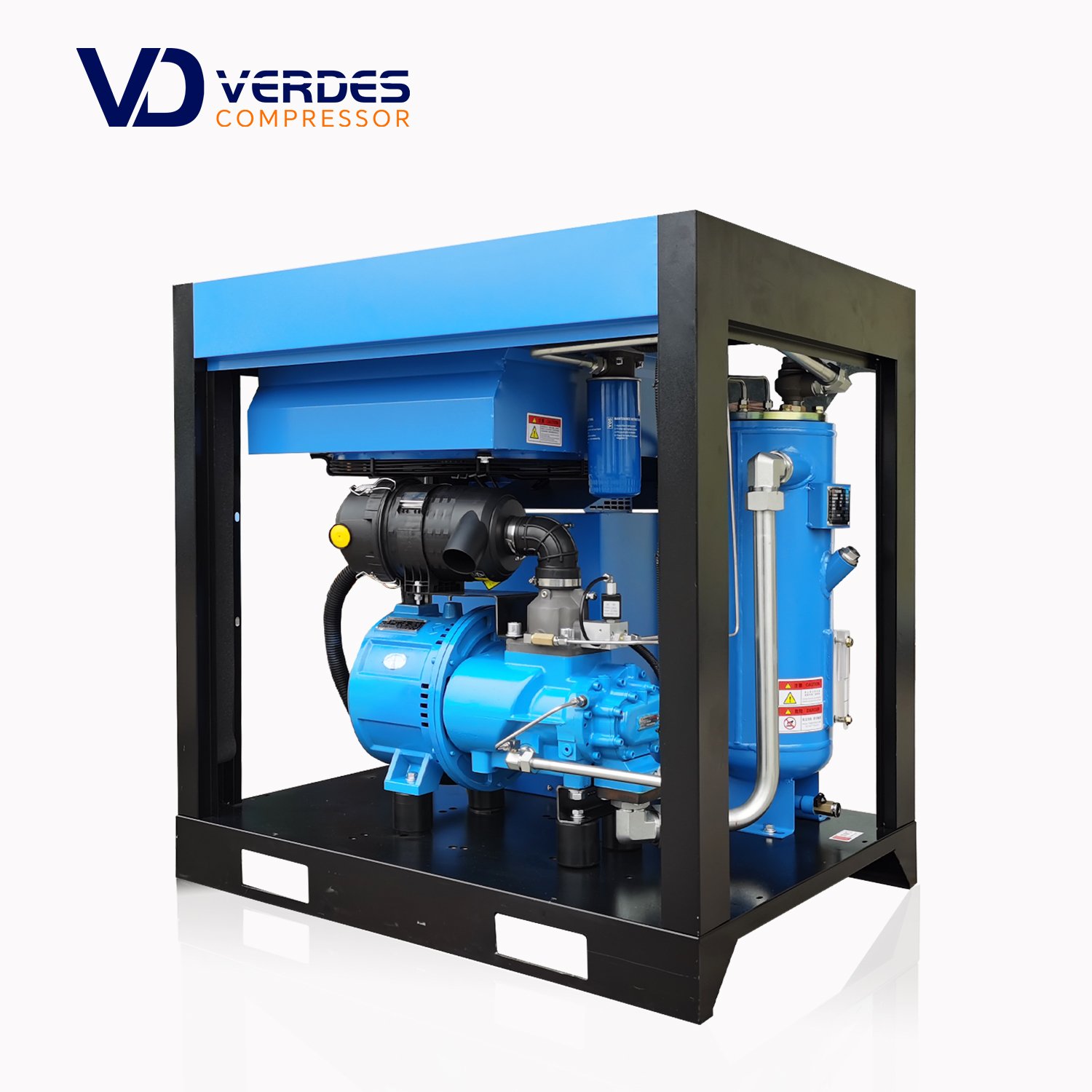VERDES air Compressor 7.5kw 10hp Industrial Rotary Screw Compressor 8 bar 10 bar 12bar 18bar Electric Gas Compressor for Factory