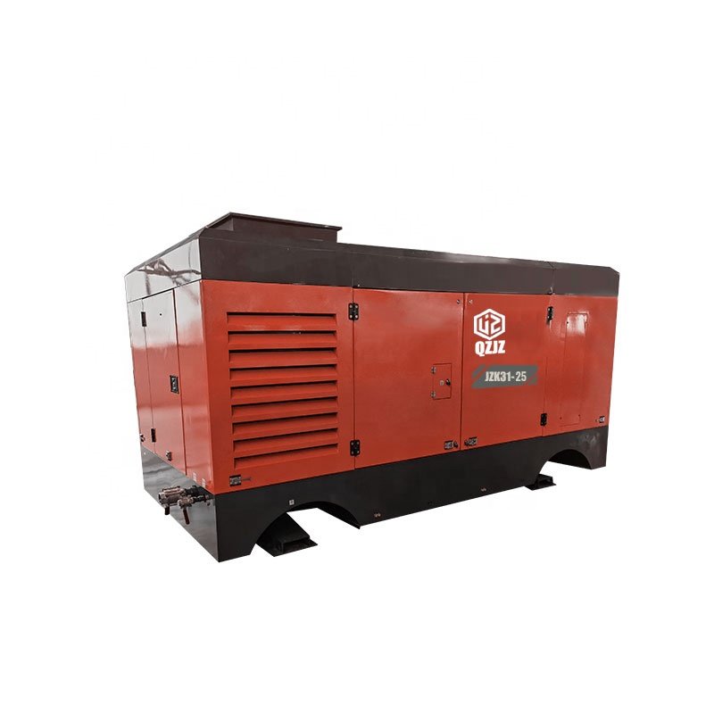 Manufacture diesel Drive 295kw 6 Cylinders High Power JZK31-25 Screw air Compressor