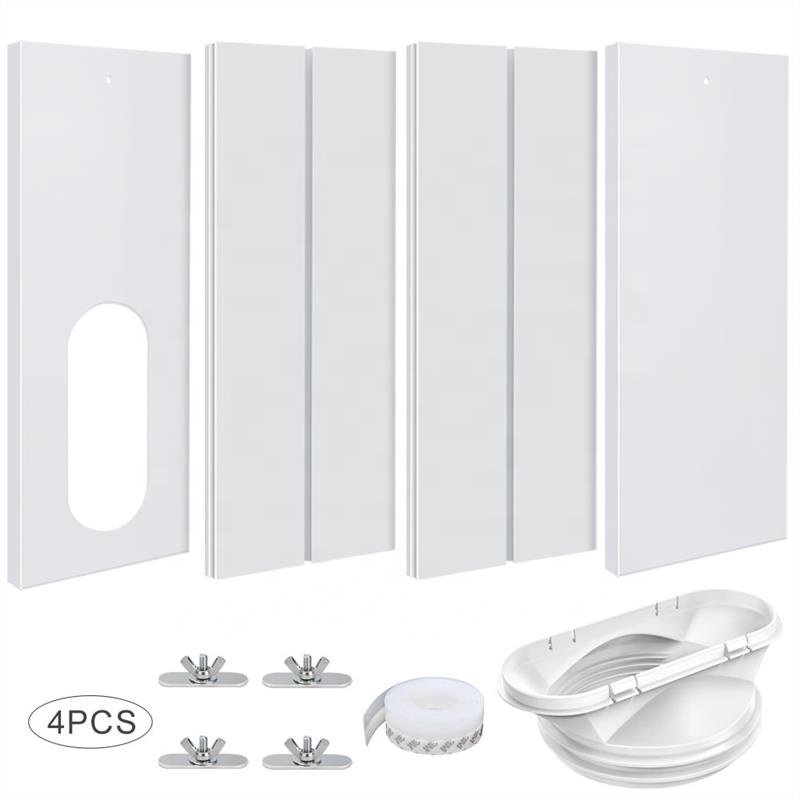 Windows Air Conditioning Set for Indoor Ac Unit Portable Air Conditioner Sealing Panels Unit Upgraded Sliding Window AC Vent Kit