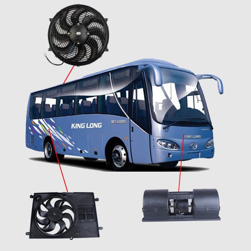 24V Ac Axial Fan for Truck Radiator Cooling Fan for Bus air Conditioner Condenser Fan