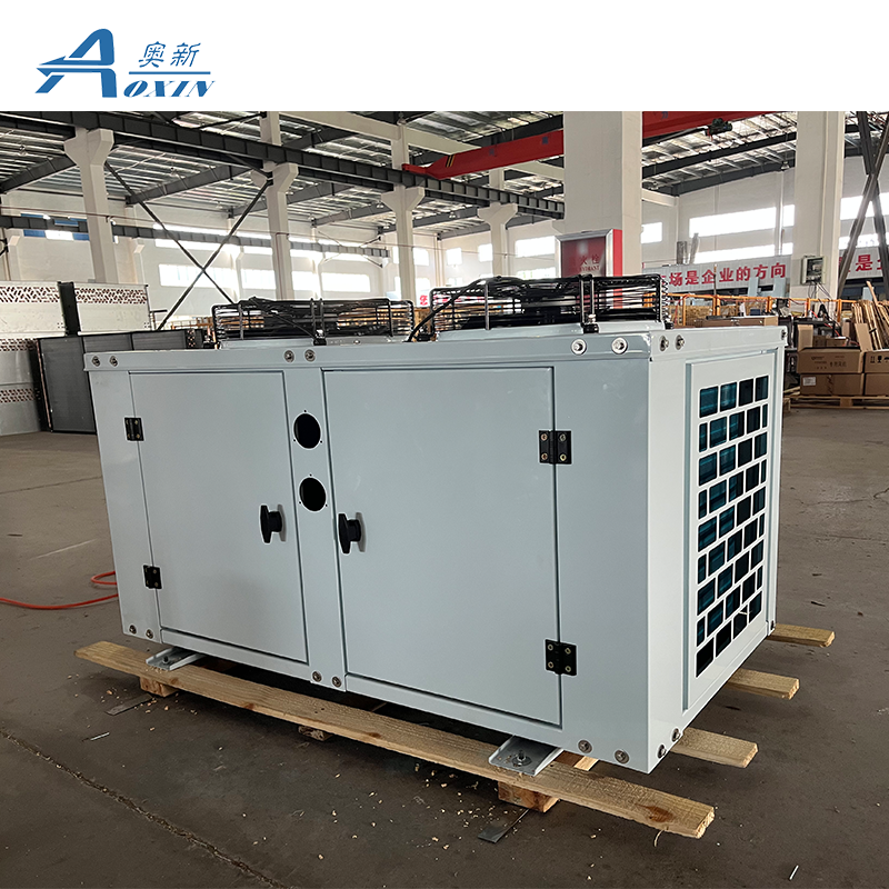 U Type 6HP Top Discharge Compressor Condensing Unit for Cold Room