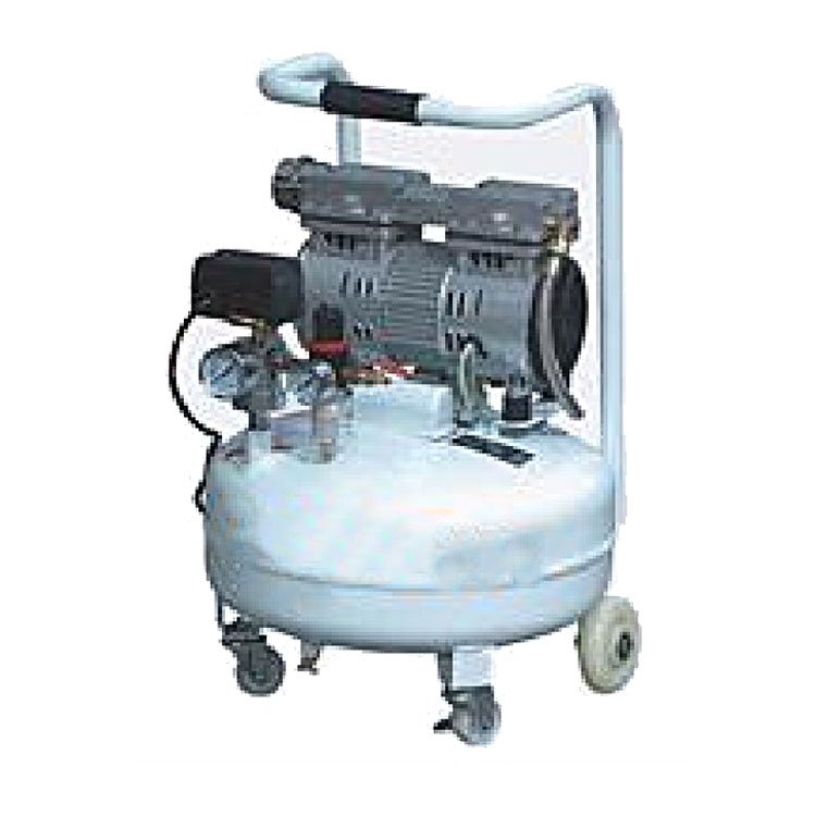 Oilless Silent Vertical Air Compressor With Oil Free Piston Compressor Head Tank