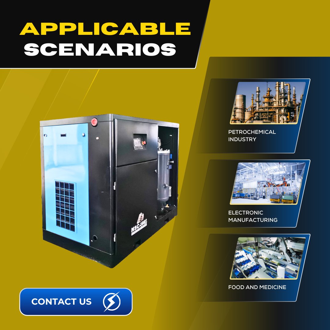 Air Industrial Compressors Chinese Manufacture Price 110kw 150hp SLM-110 Permanent Magnet Frequency Screw Air Compressor