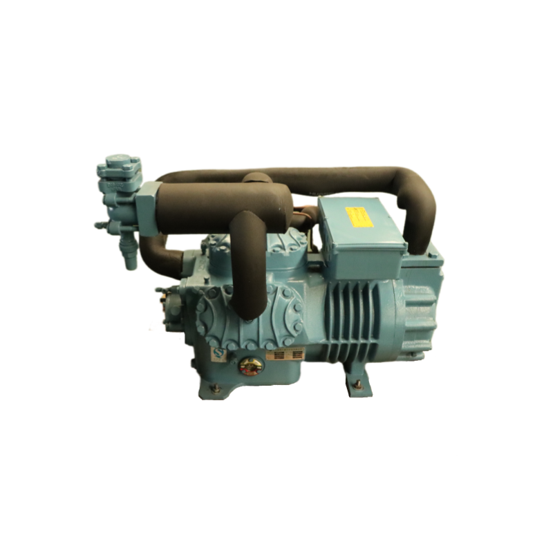 Semi-Hermetic Air-Cooled Freezer Compressor Unit Low Temperature Refrigeration Condensing for Cold Storage