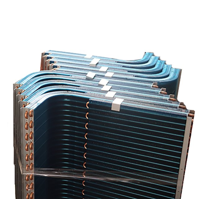 U Type Cooling System Copper Air Conditioner Evaporator Coil Radiator Condenser Refrigeration Heat Exchanger Refrigerant Media