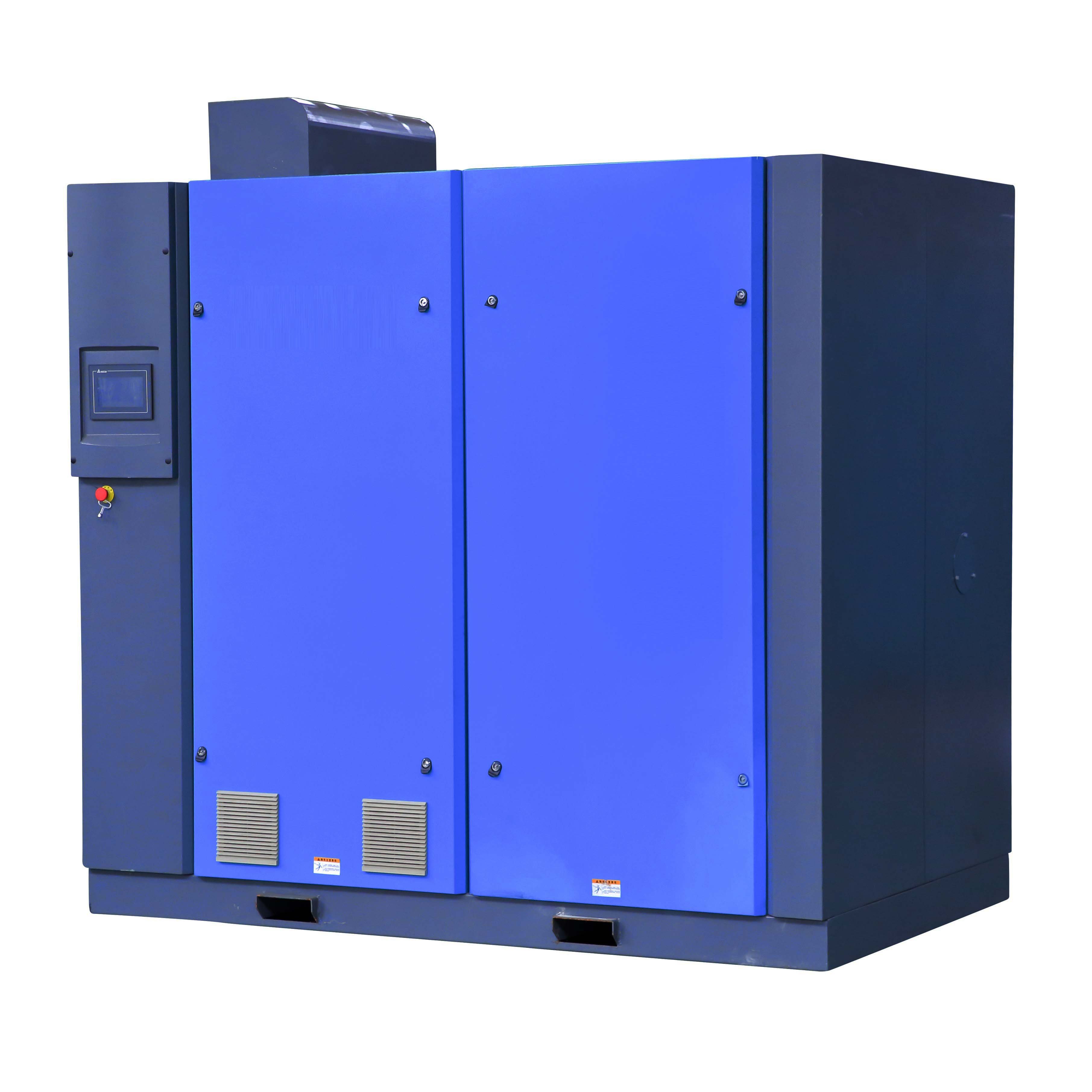 Combined Screw Air Compressor With Tank for Manufacturing Factory