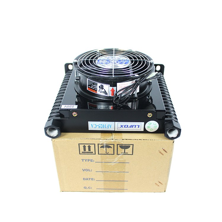 25l/min AF1025T-CA Heavy Duty Truck Hydraulic Oil Cooler Oil Cooling Radiator With Fan