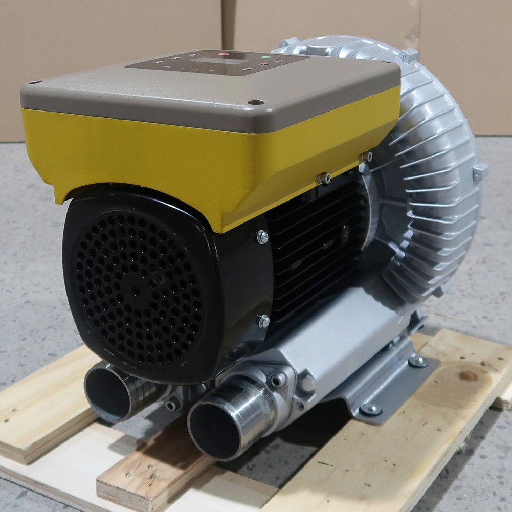 380v 4kw 50Hz Single Stage Side Channel Blower Permanent Magnet Integrated Variable Frequency Ring Blower 5hp