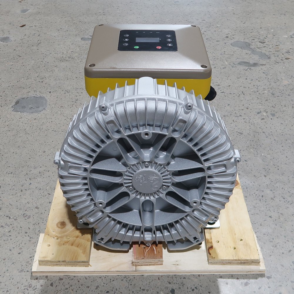 380v 4kw 50Hz Single Stage Side Channel Blower Permanent Magnet Integrated Variable Frequency Ring Blower 5hp