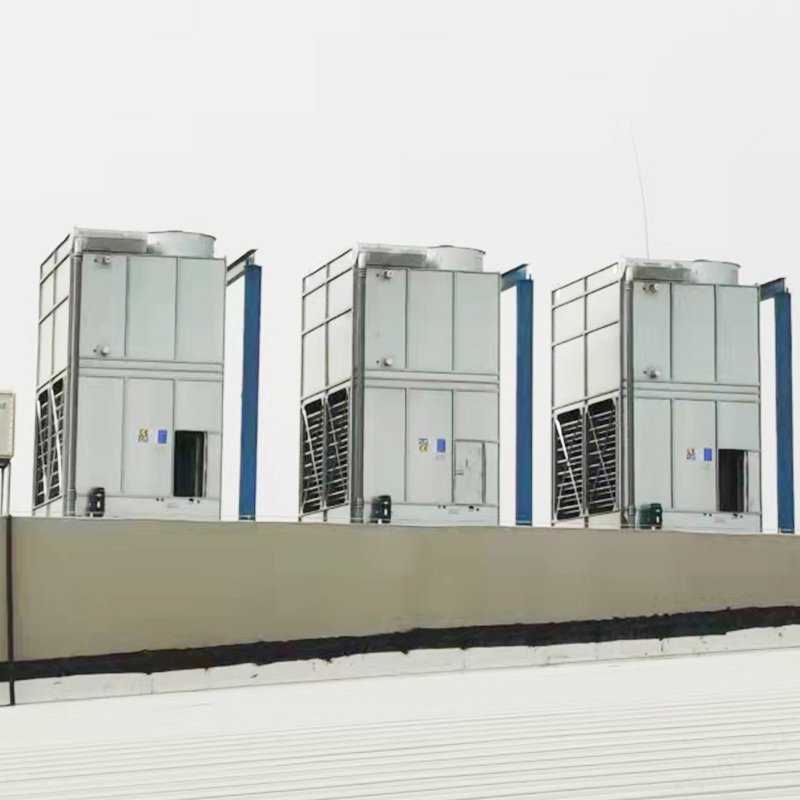 All-welded Evaporative Condenser 1500kw ZNXH Ammoniafluorogenic Refrigerating Ice Machine Central air Conditioning