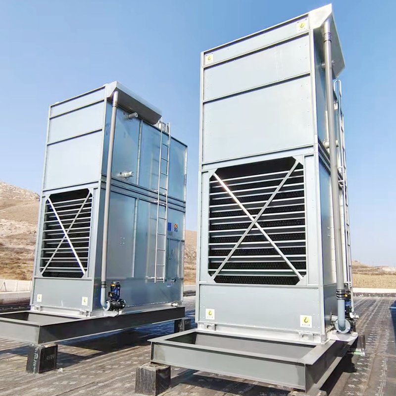 All-welded Evaporative Condenser 1500kw ZNXH Ammoniafluorogenic Refrigerating Ice Machine Central air Conditioning