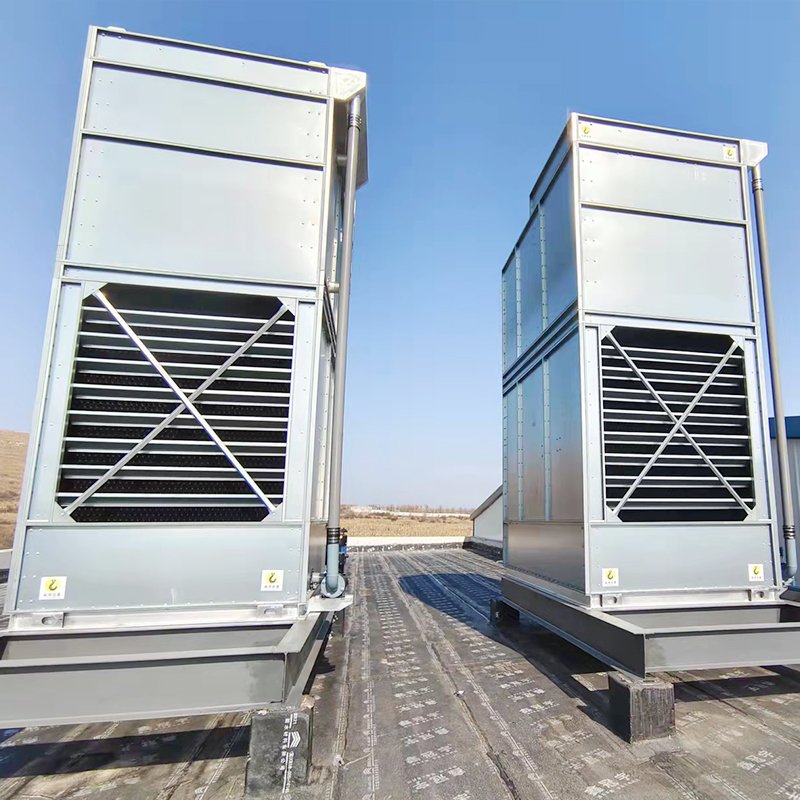 All-welded Evaporative Condenser 1500kw ZNXH Ammoniafluorogenic Refrigerating Ice Machine Central air Conditioning