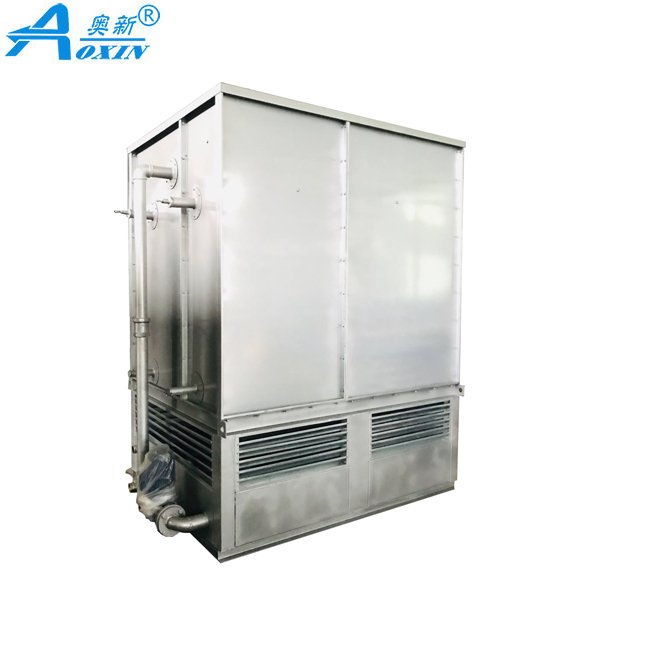 High Quality Corrosion -Resistant ZNX Elliptical Tube Suction Evaporative Condenser for Cold Room Unit