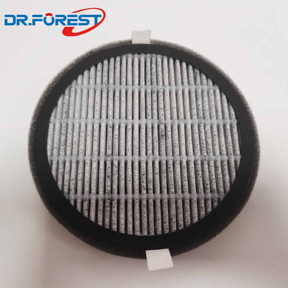 Wholesale Factory Round Pleat Mini Filter True Preliminary Carbon Charcoal Cloth Replacement Air Cleaner Filter