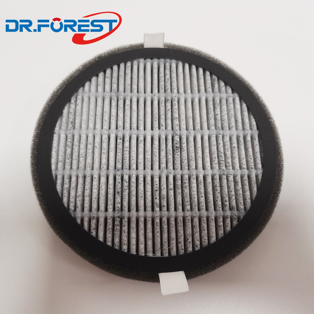 Wholesale Factory Round Pleat Mini Filter True Preliminary Carbon Charcoal Cloth Replacement Air Cleaner Filter