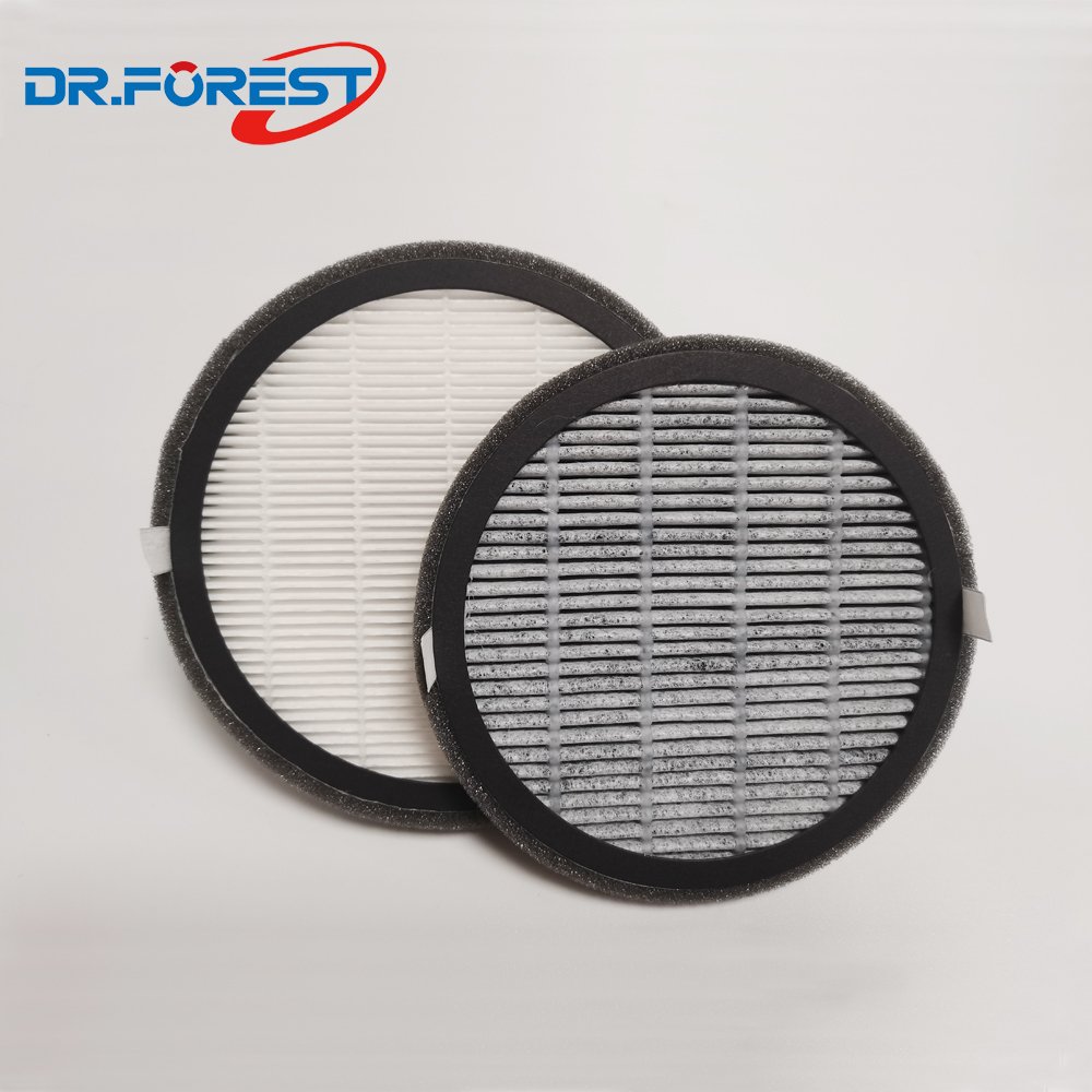 Wholesale Factory Round Pleat Mini Filter True Preliminary Carbon Charcoal Cloth Replacement Air Cleaner Filter