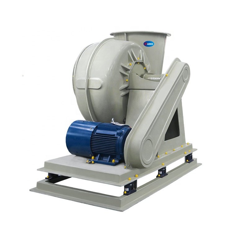 4-72 Round Anti-corrosive Fiberglass High Speed Waterproof Factory Chemistry Warehouse DC Turbine Blower Centrifugal Fan
