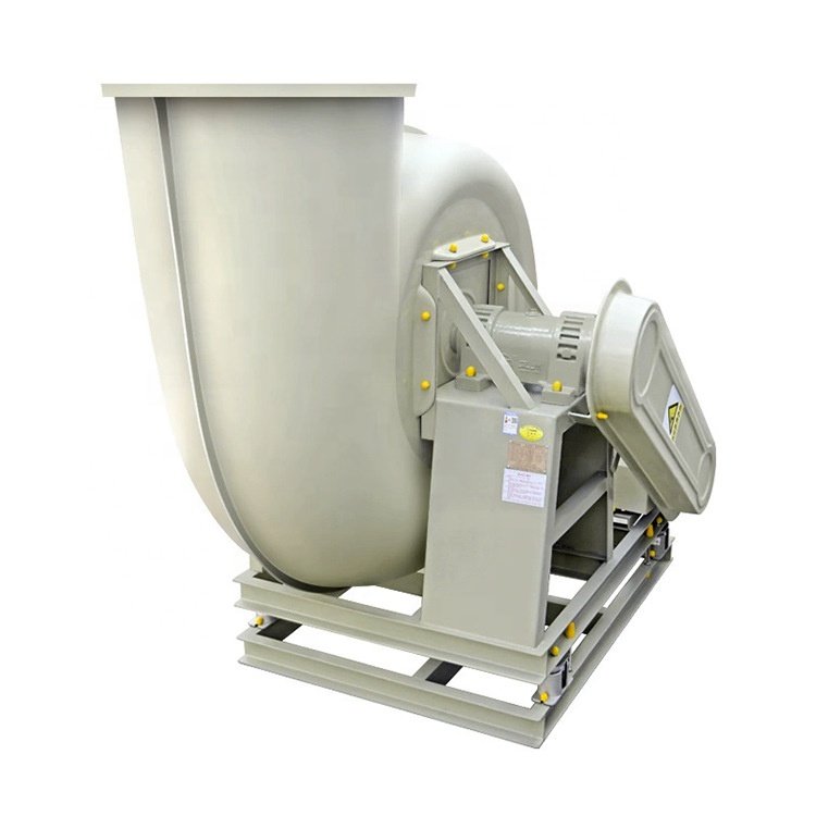 4-72 Round Anti-corrosive Fiberglass High Speed Waterproof Factory Chemistry Warehouse DC Turbine Blower Centrifugal Fan