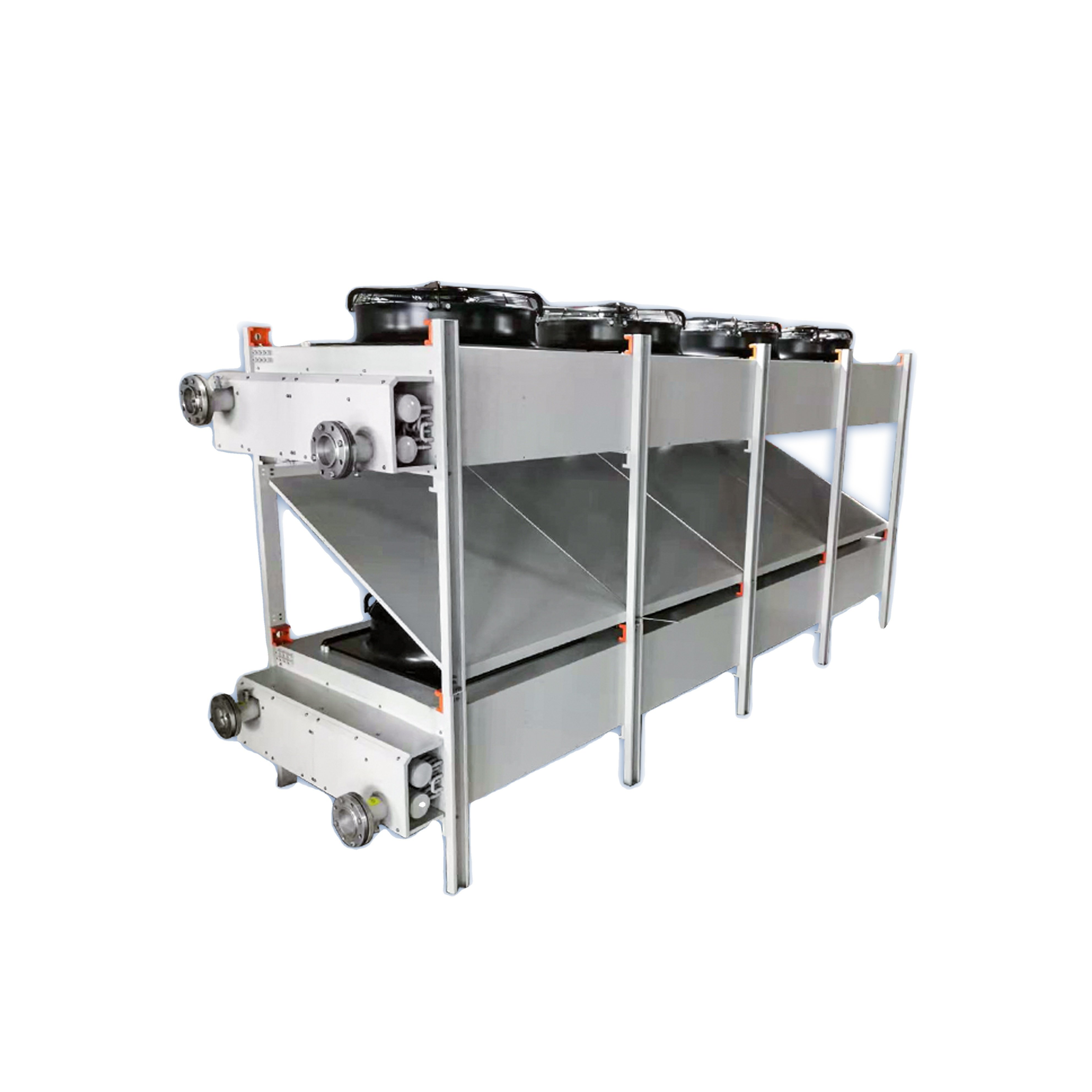2025 Water Saving Adiabatic Cooler Air Cooled Condenser Dry Cooler with Water Curtain