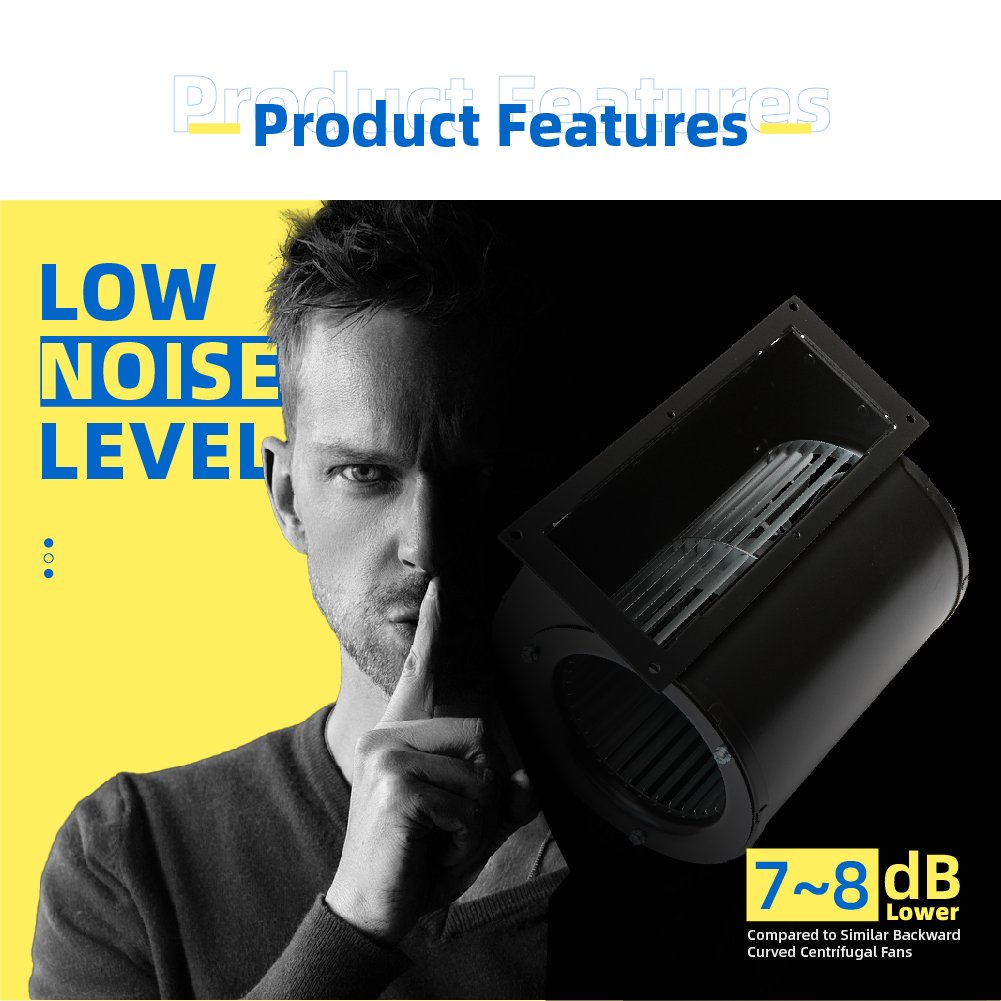 146mm BLDC Forward Curve Centrifugal Blower Evaporator Fan and Cooktops Fan Double Inlet Ovens and Cooktops Fan
