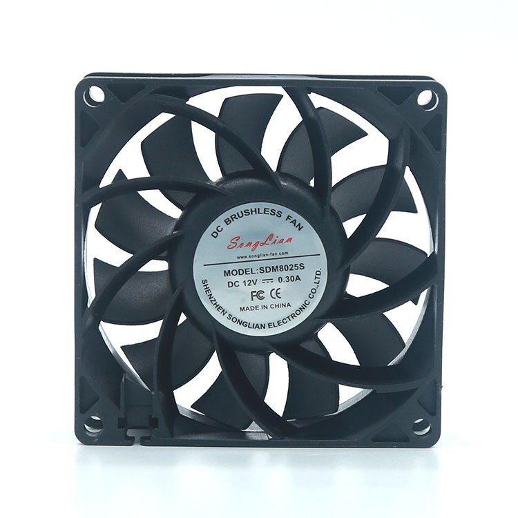 Suppliers Fans Ventola 80x80 Dc 12v Car Fan 80mm X 80mm X 25mm 014a Cooling Fan