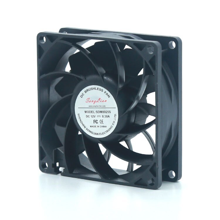 Suppliers Fans Ventola 80x80 Dc 12v Car Fan 80mm X 80mm X 25mm 014a Cooling Fan