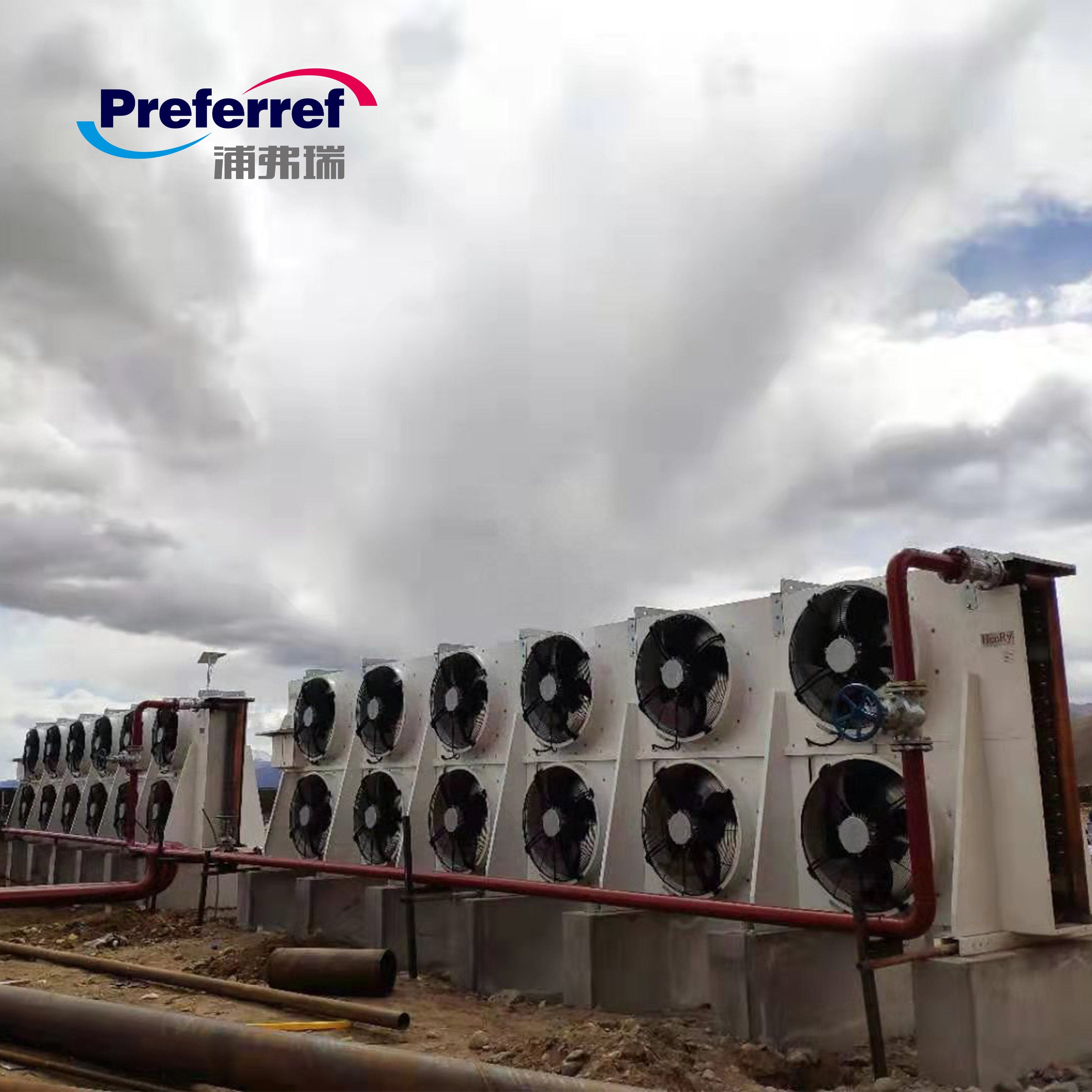 2025 air Cooling Fluid Cooler Dry Cooler Water Glycol /single Phase Dielectric Fluid air Cooled Condenser