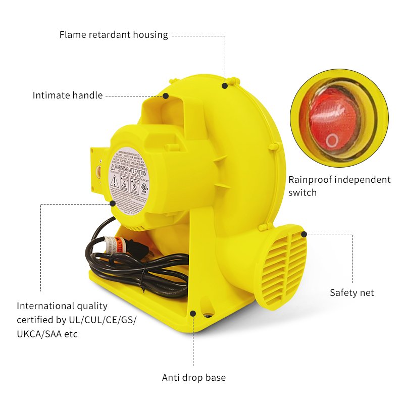 950W air Blower for Inflatable Bouncer Inflatable Blower for Inflatable Games