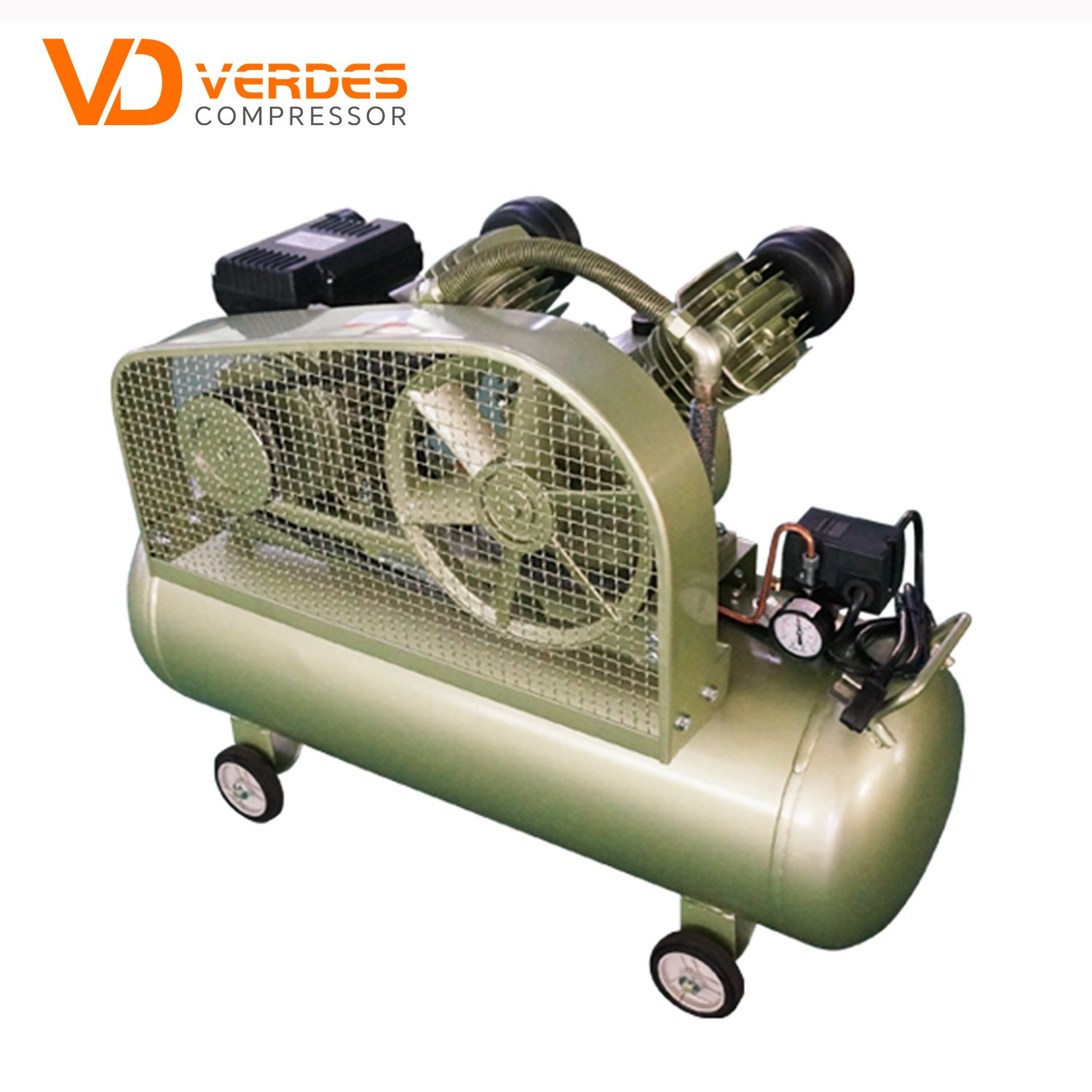 Best Price 2.2kw 3kw 5.5kw Belt Drive Piston Type air Compressor Pump 8 bar 10 bar Portable air Compressor with Ce