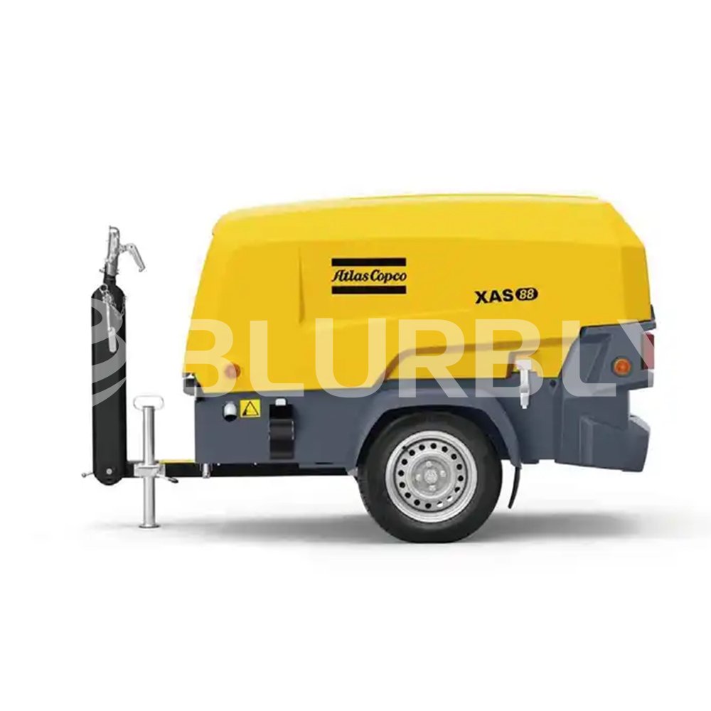 Factory Direct Sale Atlas Copco Box Type XAS88 Large Mobile High Pressure Diesel Air Compressors